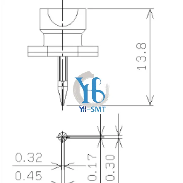 Panasonic N610040786AB זרבובית 225 סמ"ק